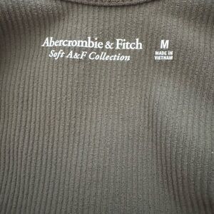 Abercrombie & Fitch Dark Olive nody suit Top